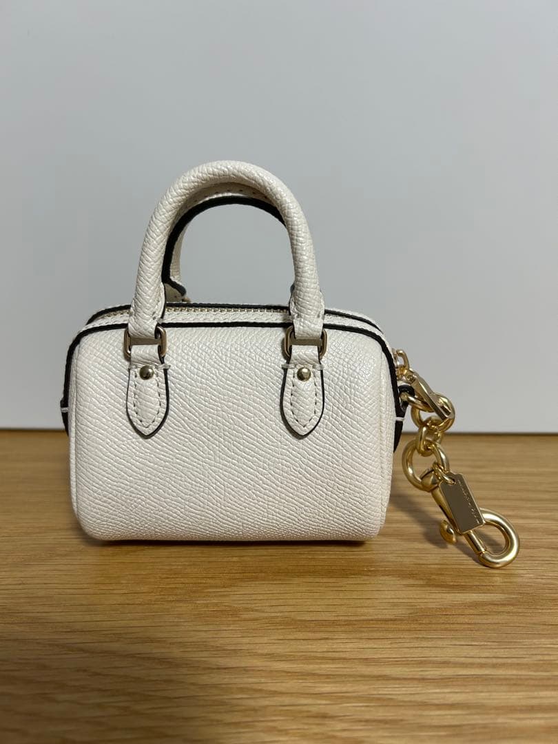 新品未使用品 ミニ ローアン サッチェル バッグ チャーム