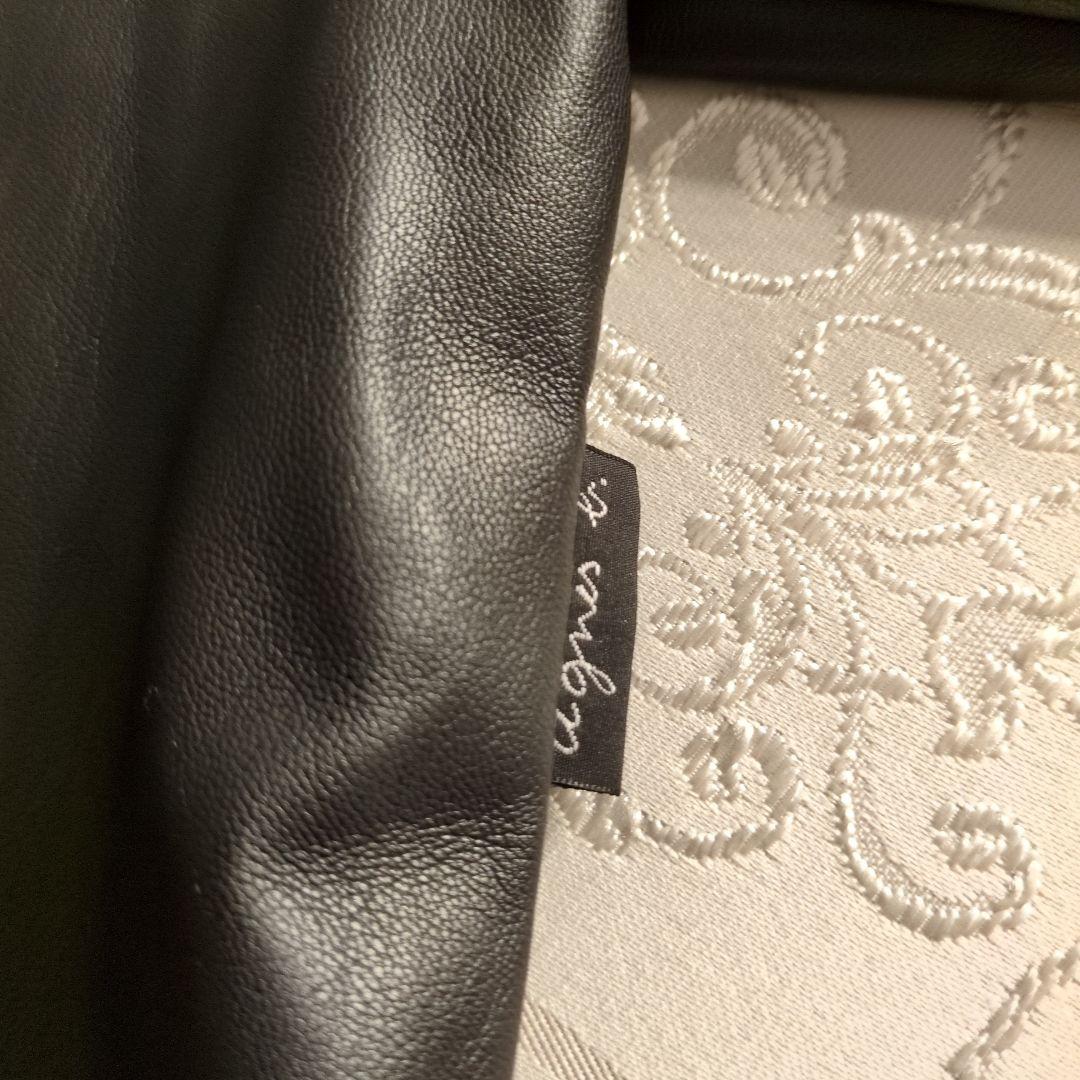 agnès b. アニエスベー 黒レザージャケット 12 ans　新品未使用