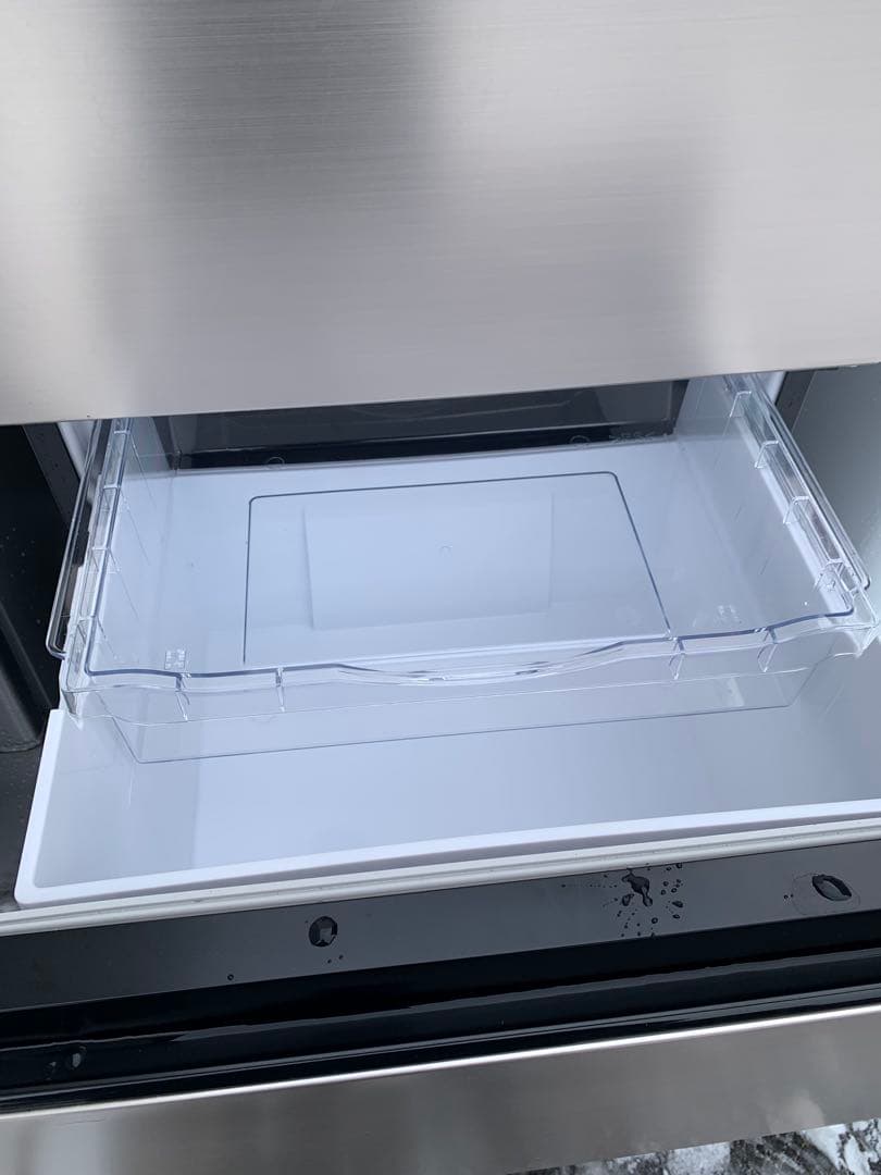 極美品HITACHI 冷蔵庫 R-27TV シルバー 3ドア 2023年製