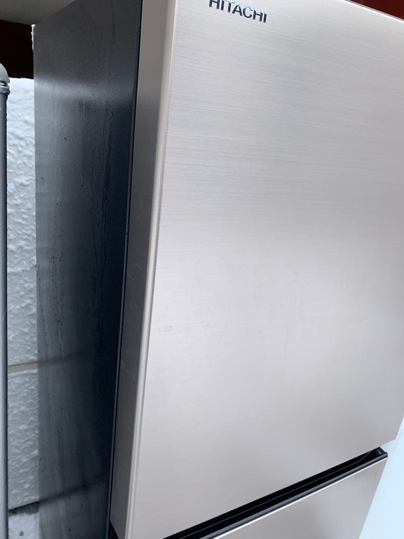 極美品HITACHI 冷蔵庫 R-27TV シルバー 3ドア 2023年製