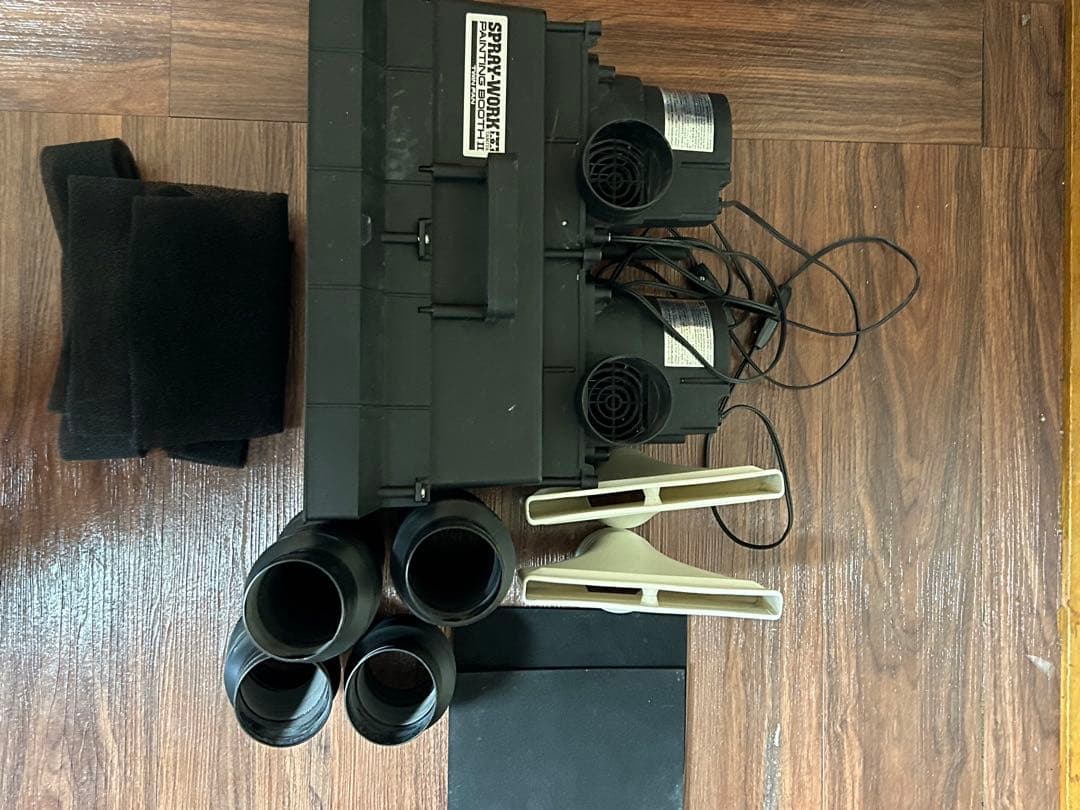 タミヤ　塗装ブース　スプレーワーク　ペインティングブースⅡ　ツインファン