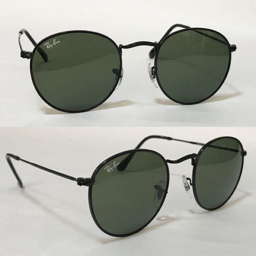 新品付属品あり RayBan レイバン ラウンドメタル サングラス ブラック