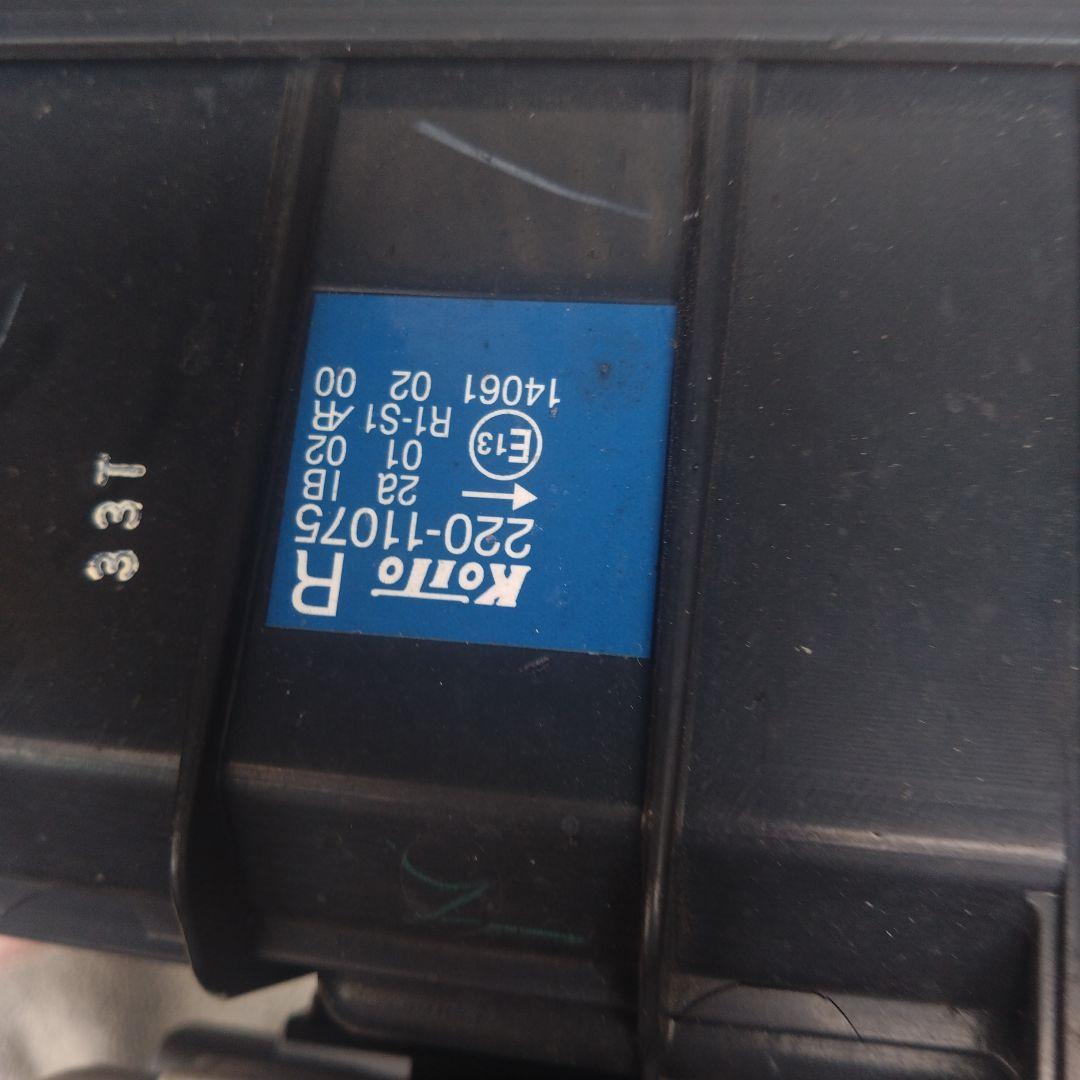 コイト　ノーマルターン　テールランプ クリア/レッド 2個セット