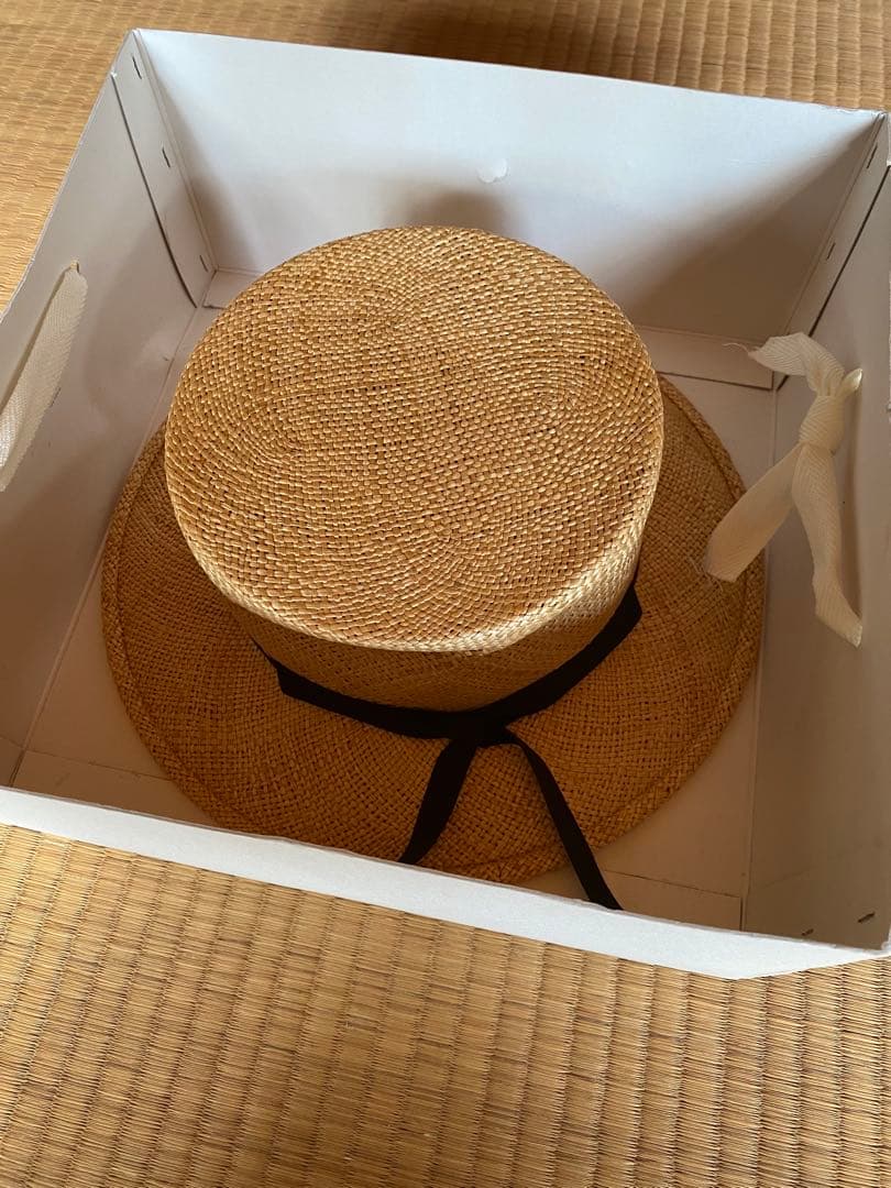 ベルレッタ berretta 麦わら帽子 直径約30cm