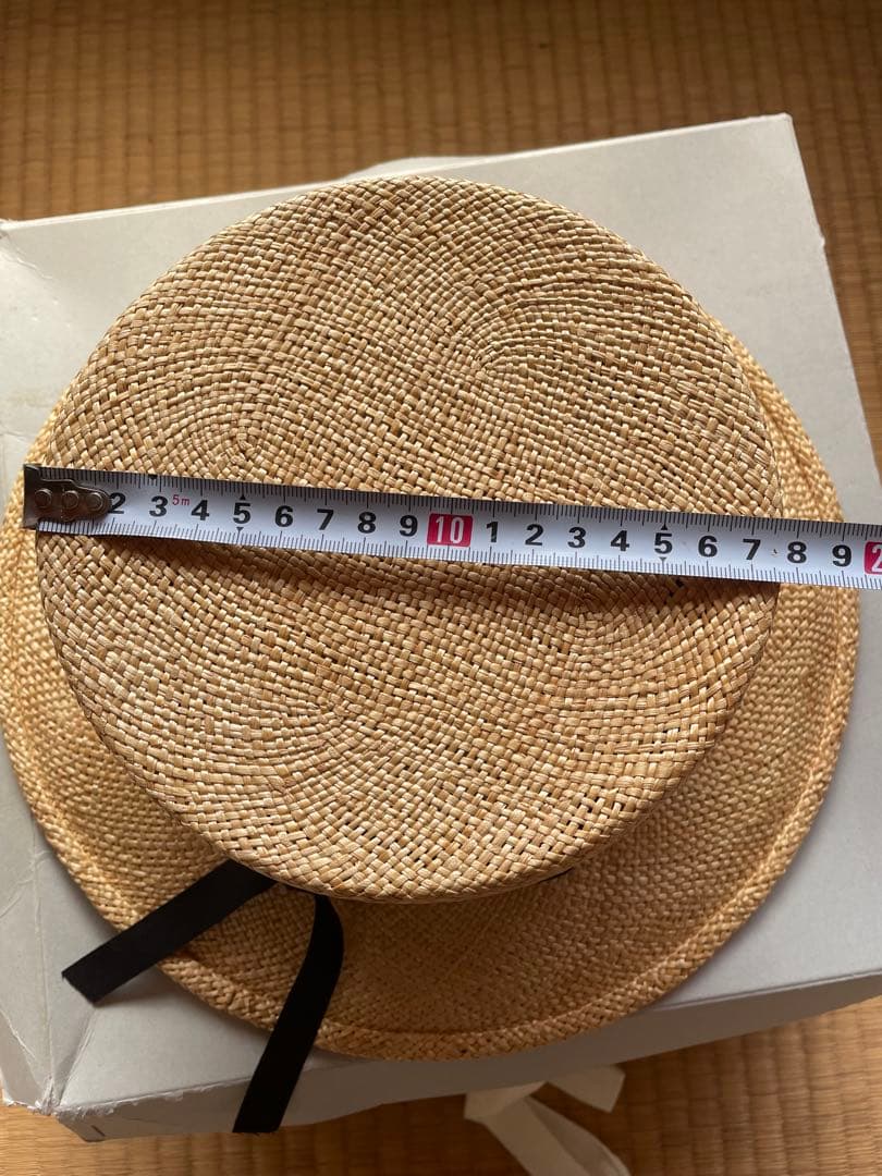ベルレッタ berretta 麦わら帽子 直径約30cm