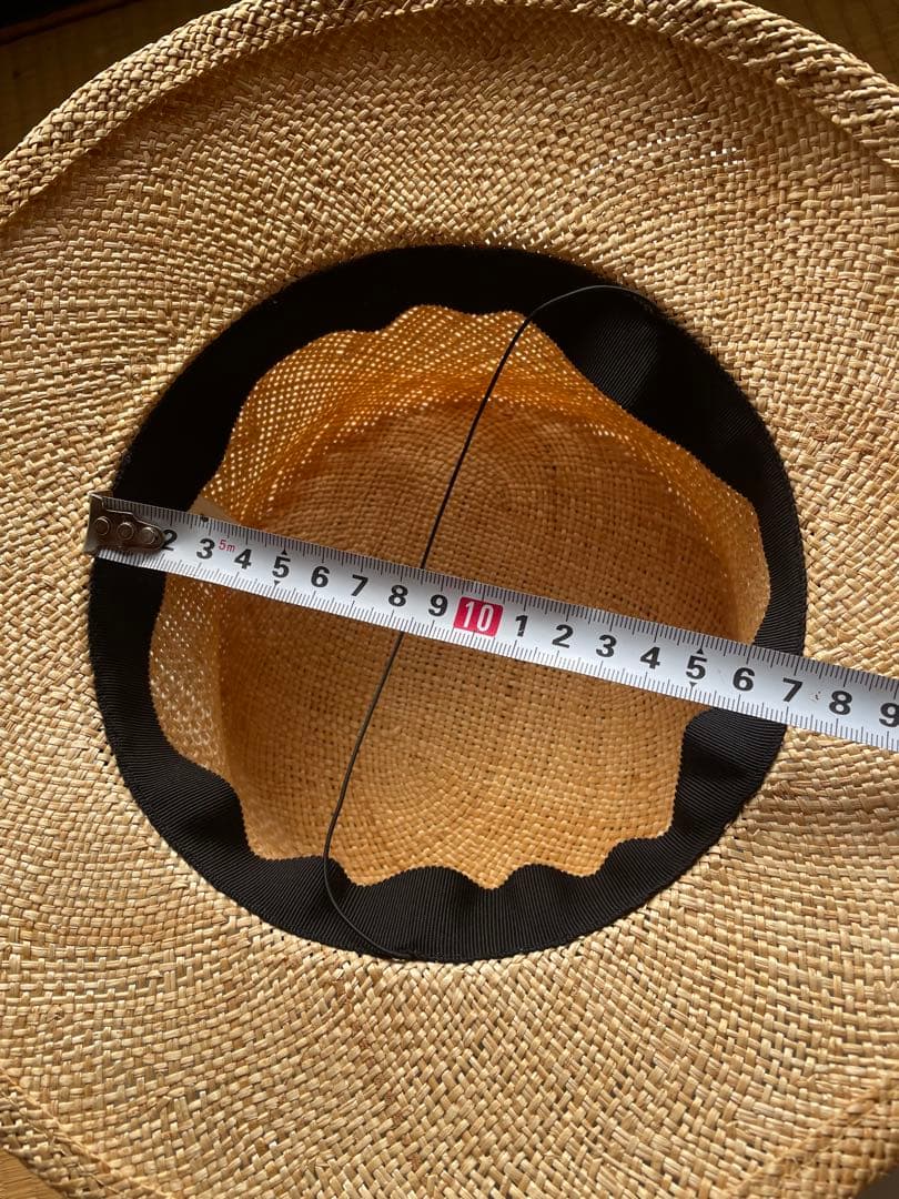 ベルレッタ berretta 麦わら帽子 直径約30cm