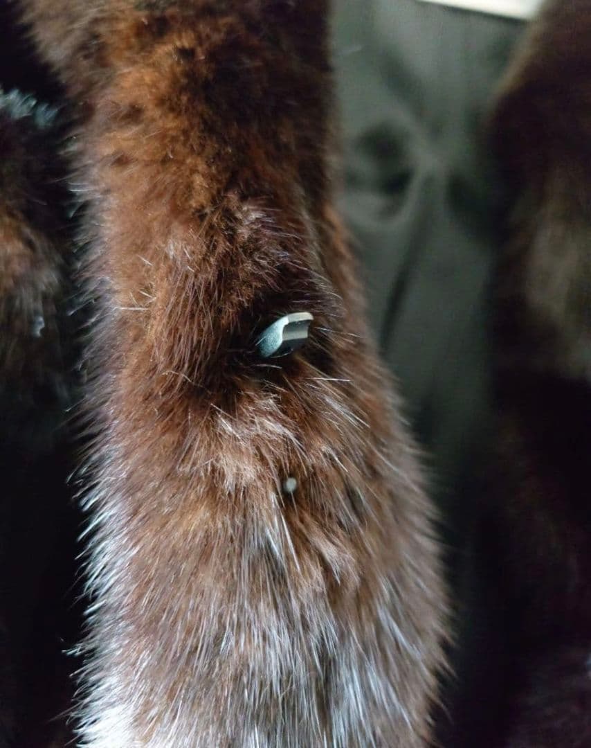 金タグ　Antonovich　進道毛皮　サガミンクロイヤル　ロング　コート　XL