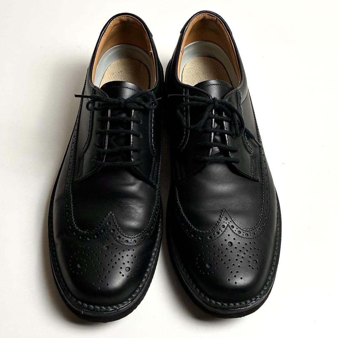 【美品】リーガル/ウイングチップレザーシューズ/vibram/撥水/超軽量/28