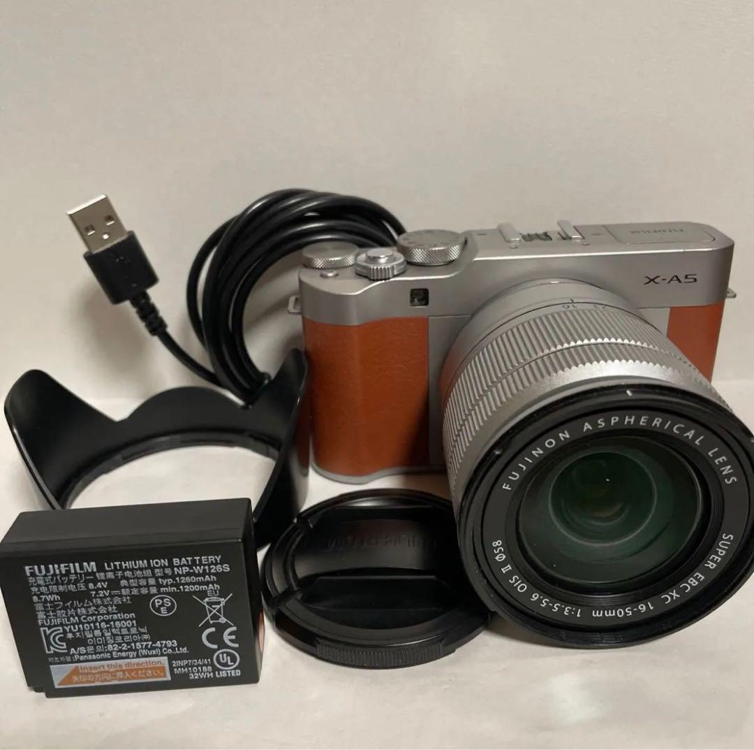 FUJIFILM 富士フイルム ミラーレス一眼 X-A5LK-BW レンズキット