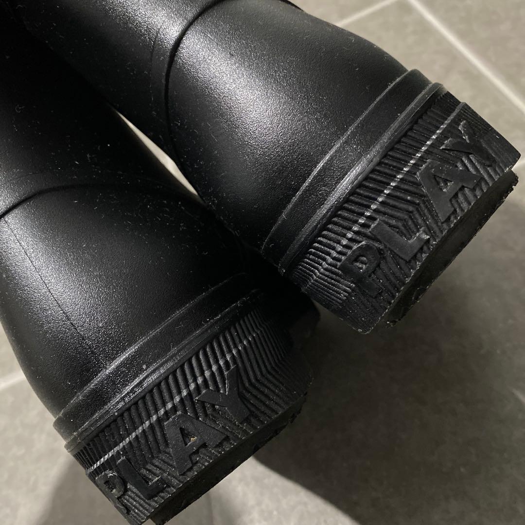 値下げ中！ユニセックス　HUNTER ブラック レインブーツ