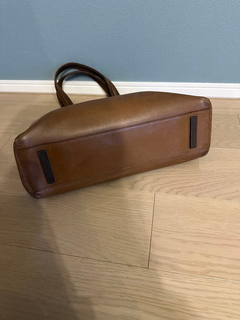 【只今お値下げ中】PRADA ブラウンレザー ビジネスバッグ