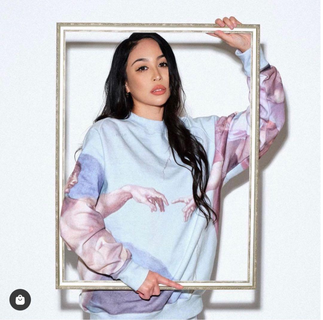 e*m様 完売品　レア　YELLO ミケランジェロ プリント スウェット