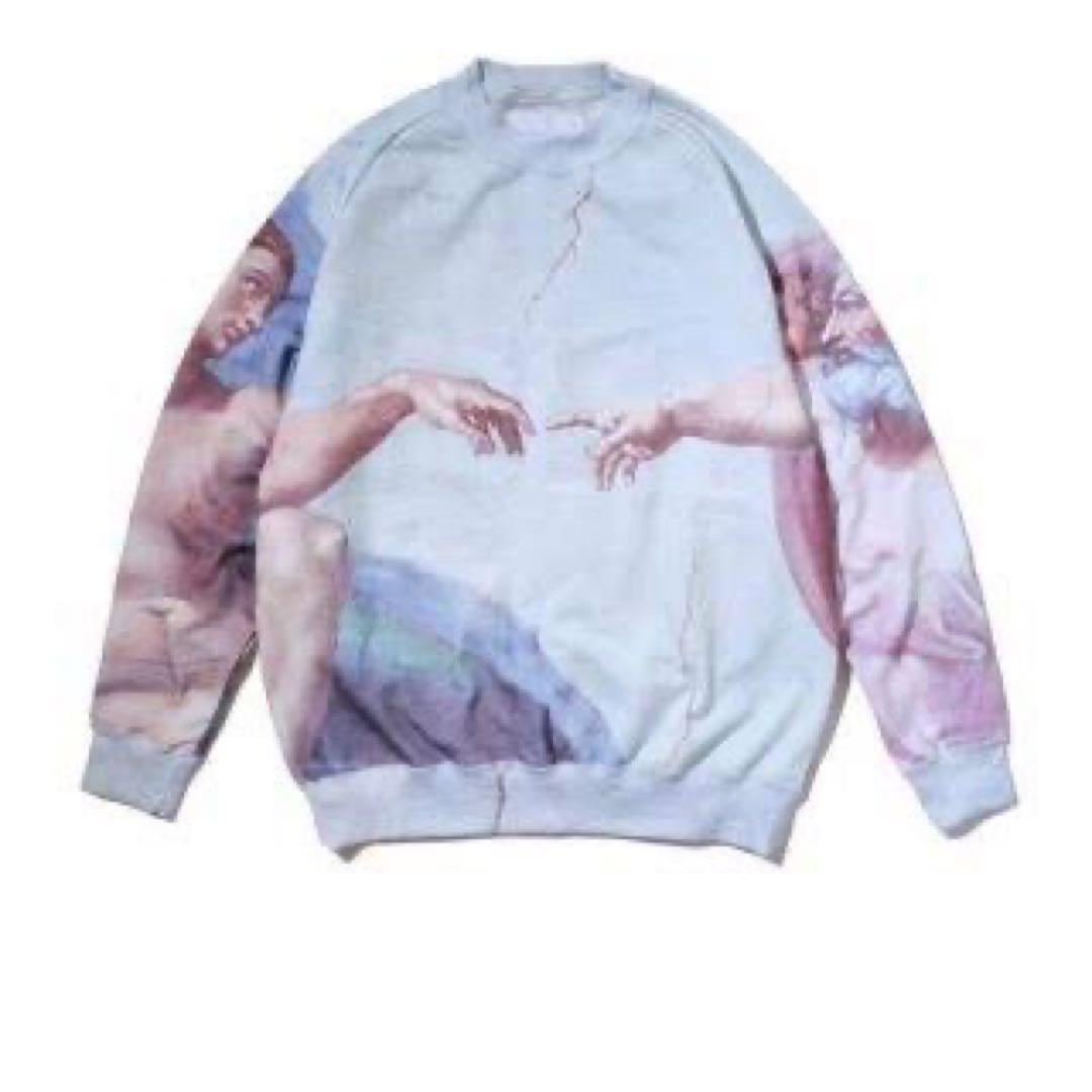 e*m様 完売品　レア　YELLO ミケランジェロ プリント スウェット