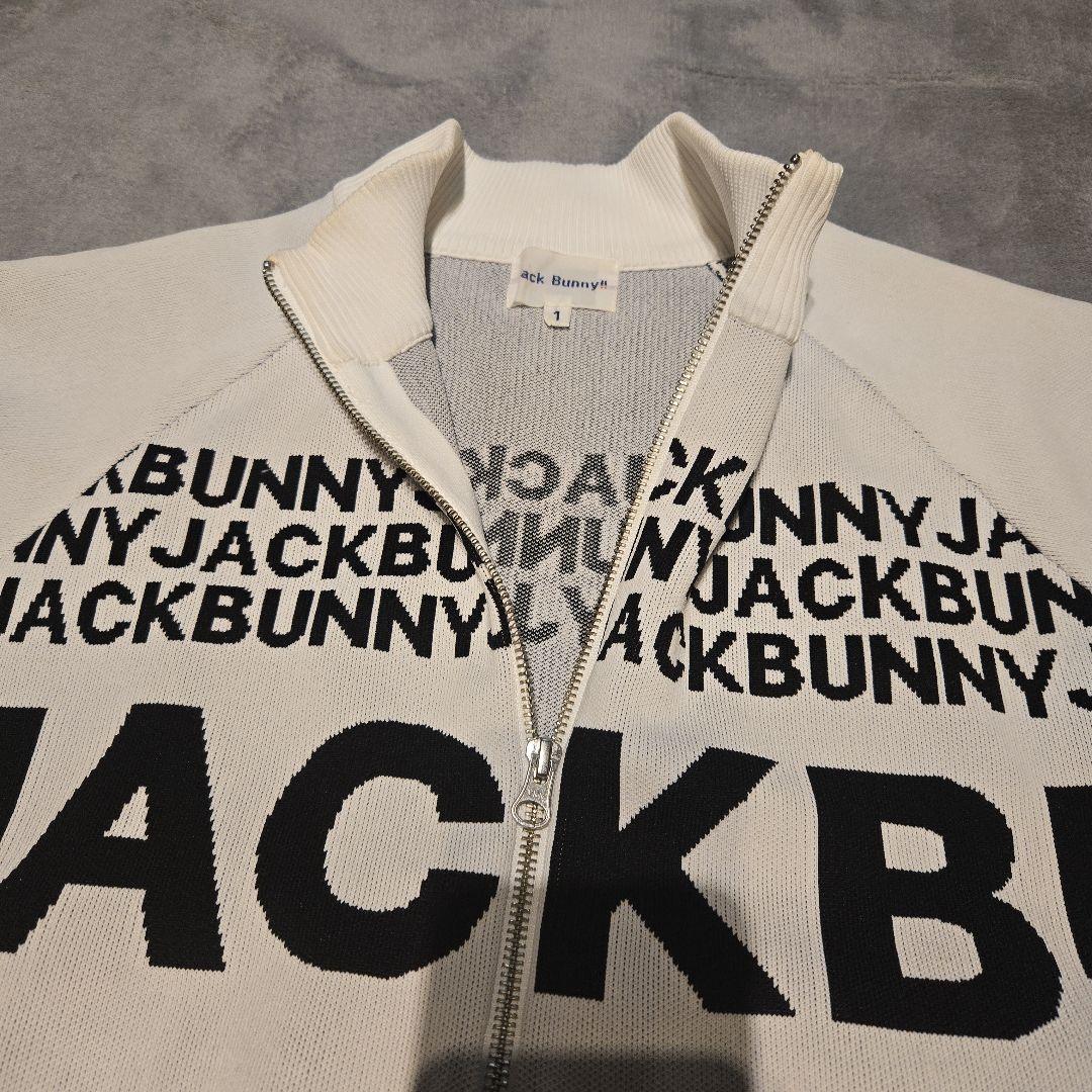 ちーちゃん、JACKBUNNY 　ホワイト ジップアップセーター サイズ1