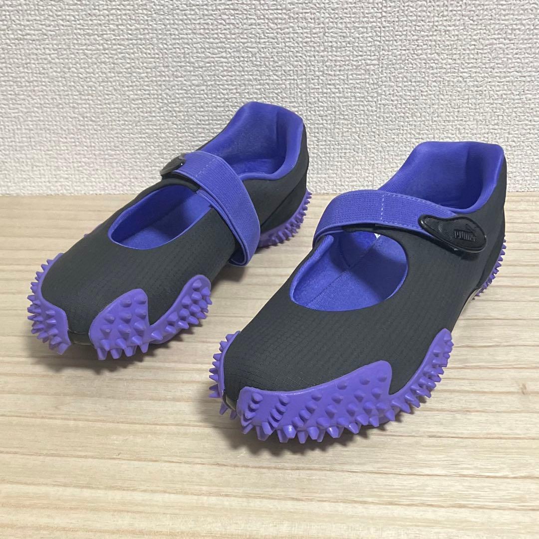 ほぼ新品 PUMA MOSTRO FEY LAUNCH 黒/紫 24.5cm