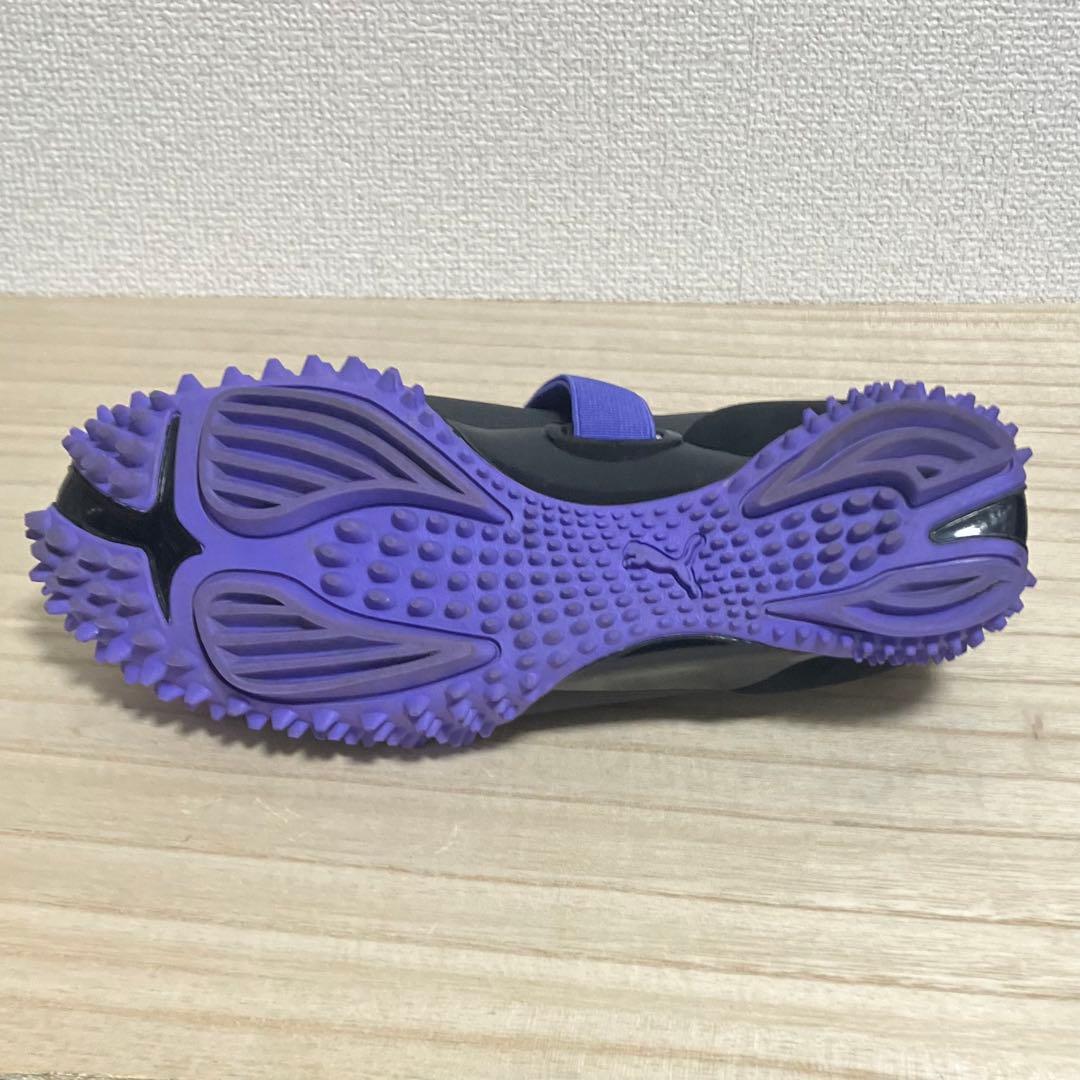 ほぼ新品 PUMA MOSTRO FEY LAUNCH 黒/紫 24.5cm