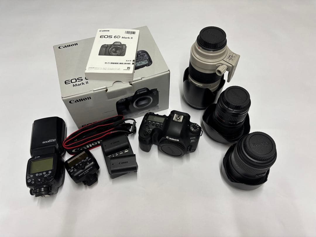Canon EOS 6D Mark II ボディ + Lレンズ3本