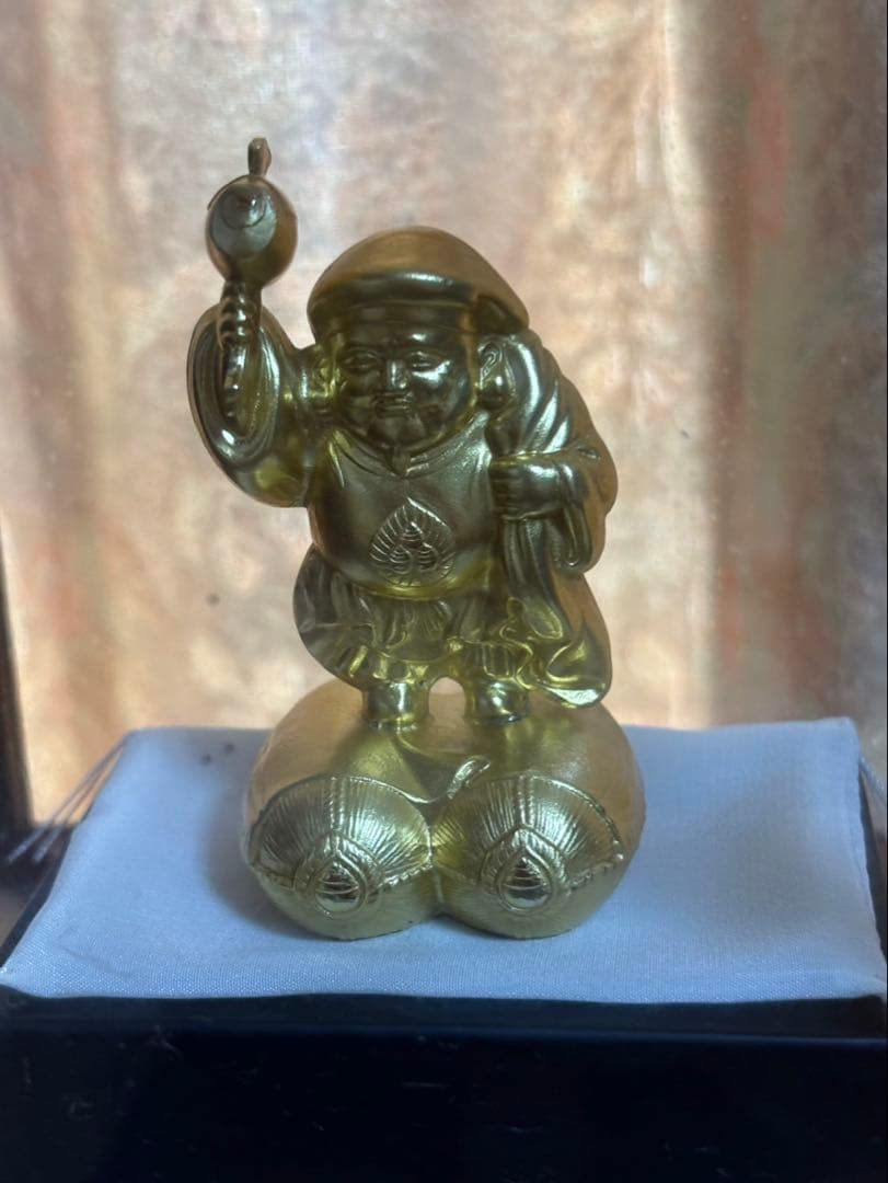 【値下げ】純銀製　大黒天　置物　縁起物【9/6発送】