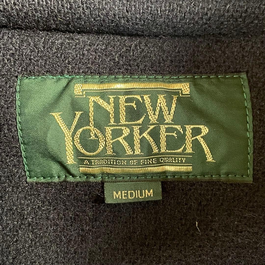 日本製 ニューヨーカー 英国製生地 ムーアブルック ダッフルコート ヘリンボーン