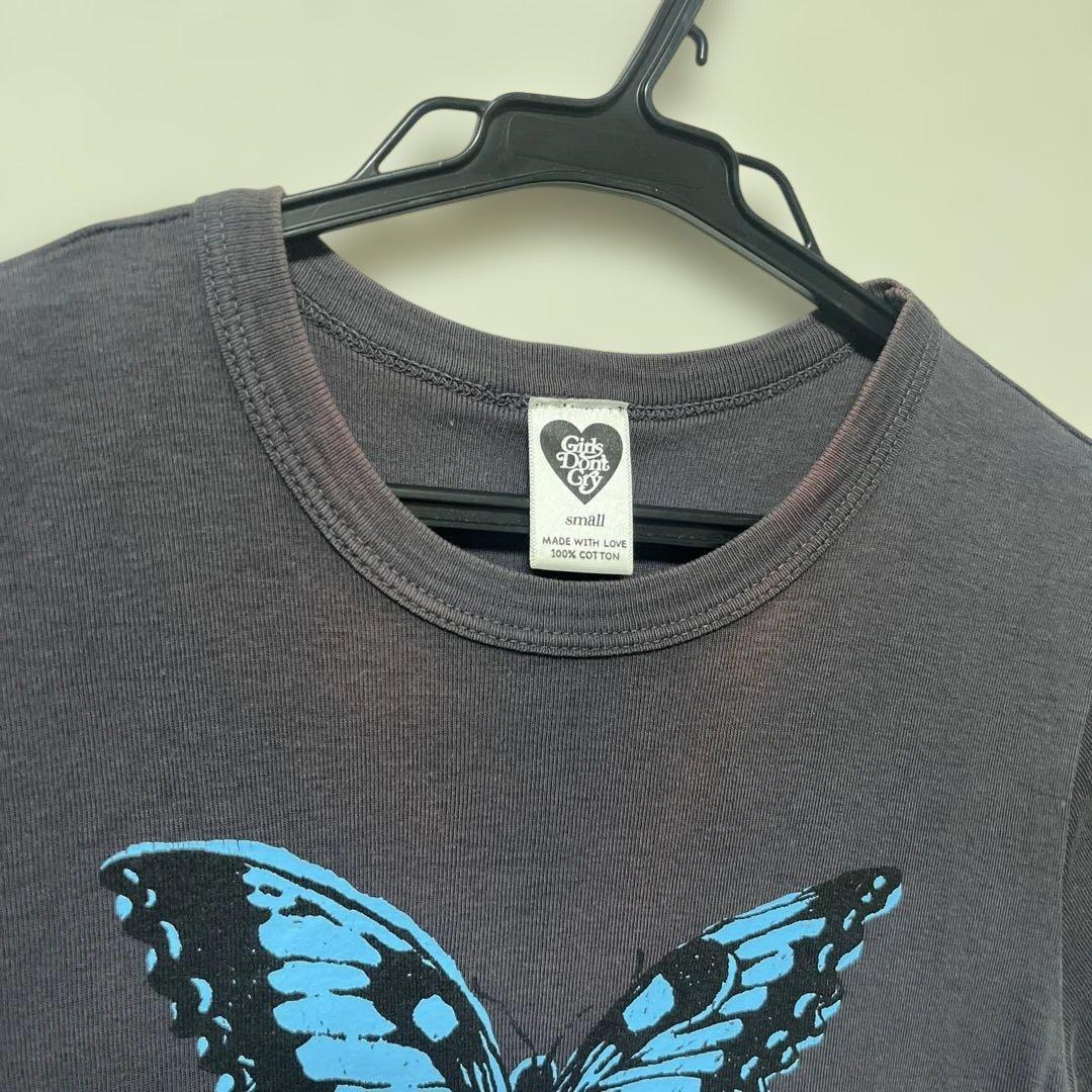 Girls Don't Cry ウィメンズ butterfly crop top