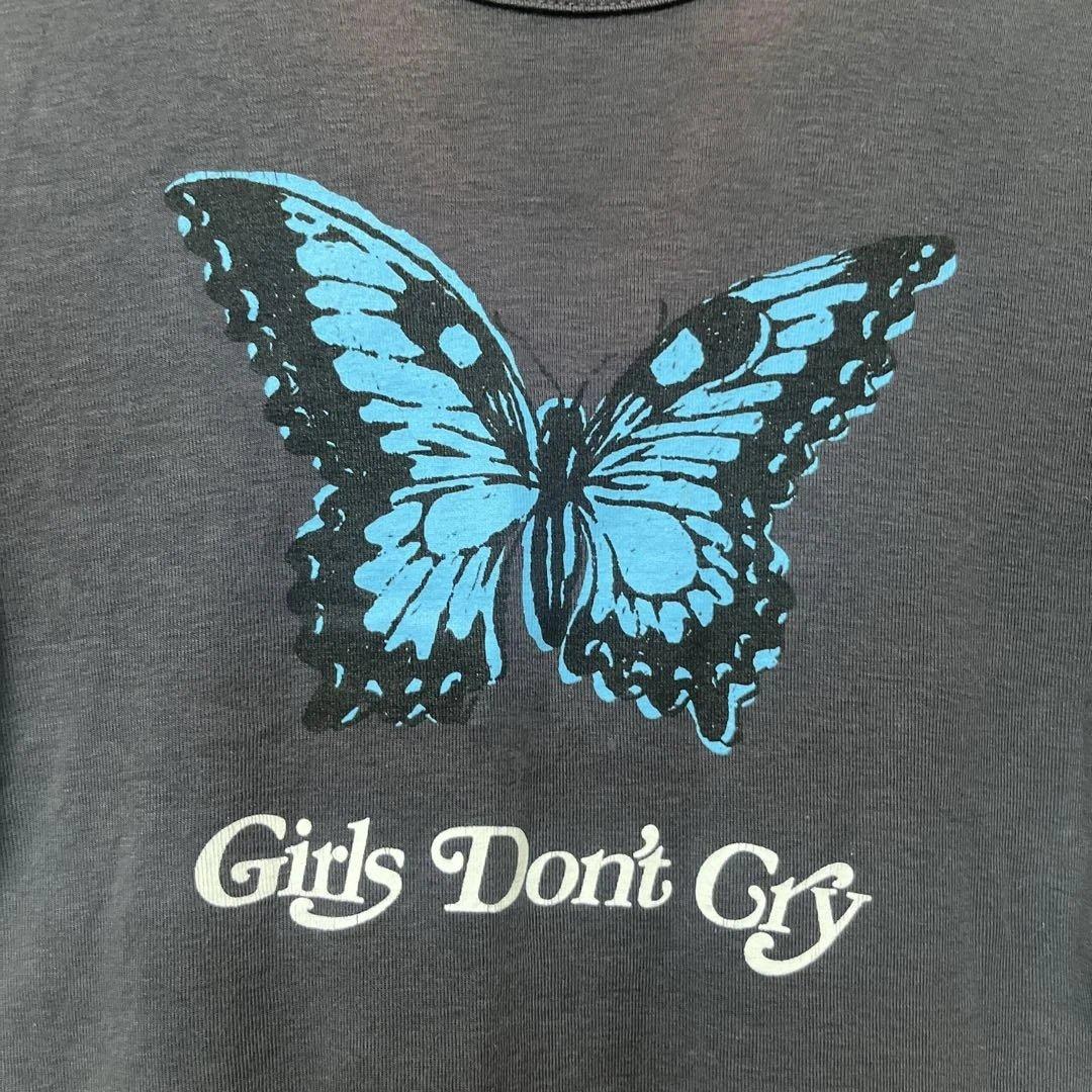 Girls Don't Cry ウィメンズ butterfly crop top
