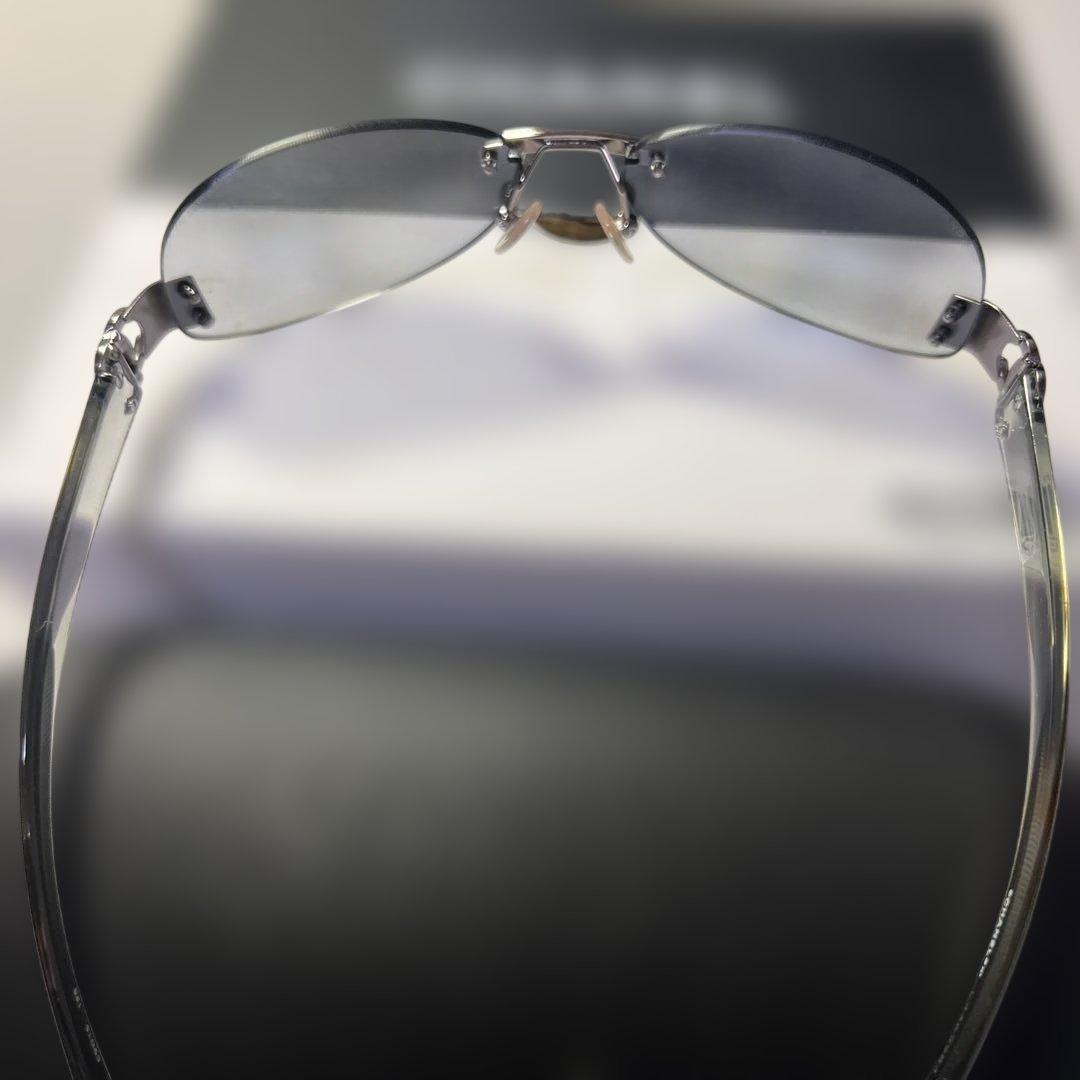 たきや 様　CHANEL シャネル サングラス スモークレンズ　　クリアーグレー