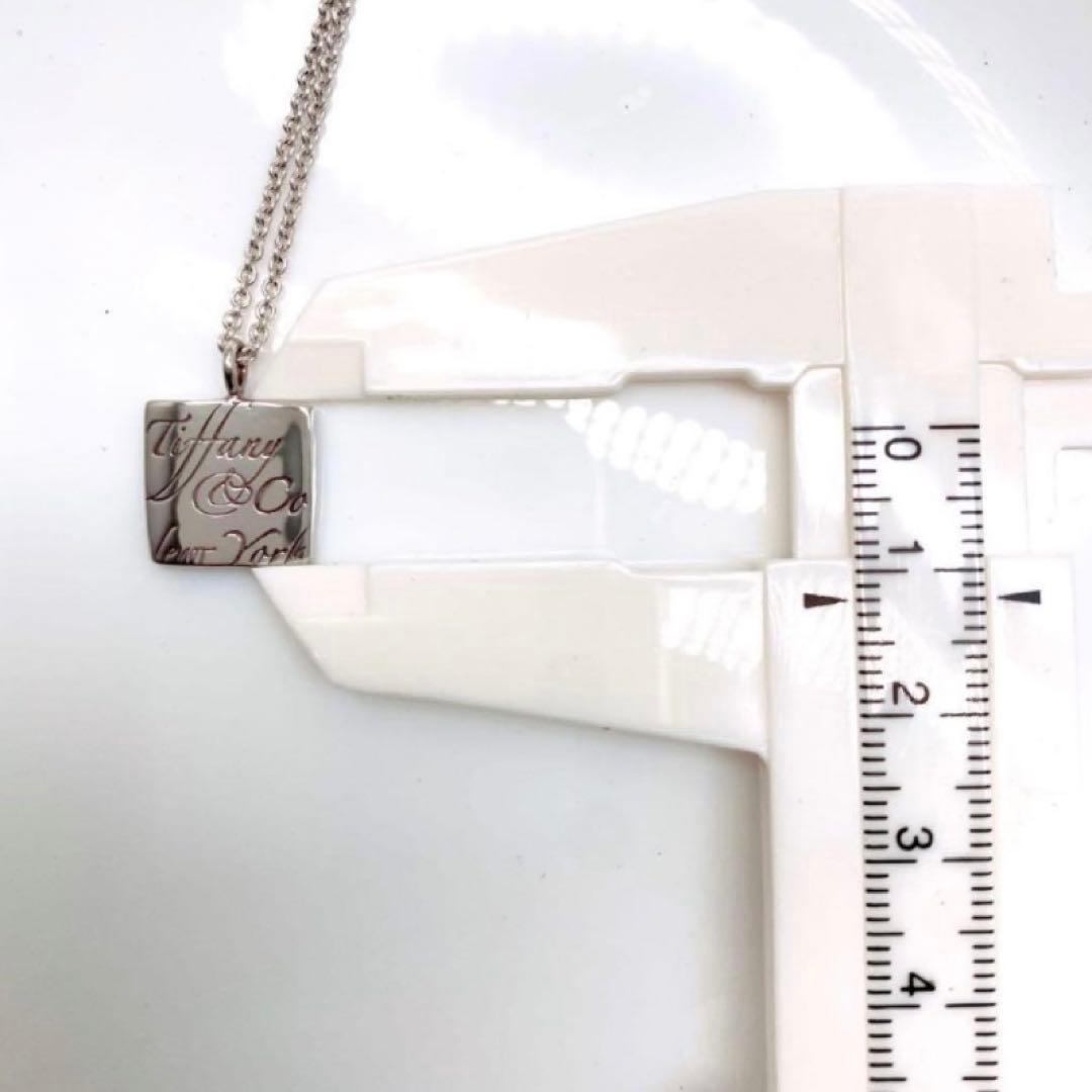 q64美品】✨Tiffany & Co. ✨ノーツスクエアネックレス