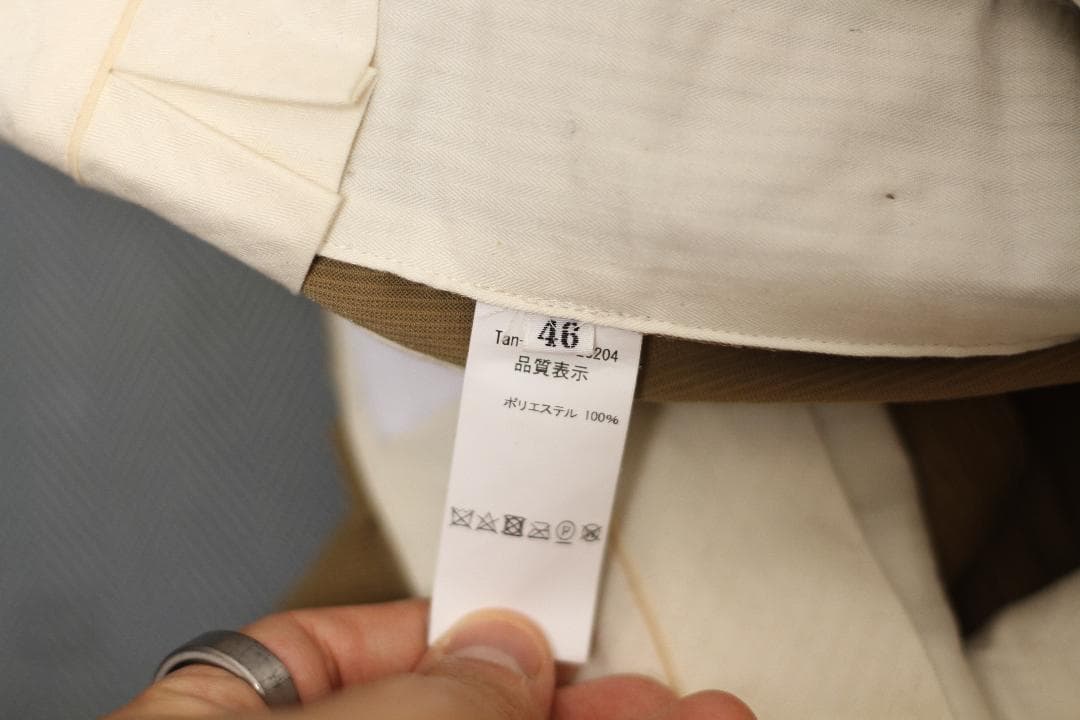 【美品】Tangent コーデュロイ スラックス Charles ブラウン 46