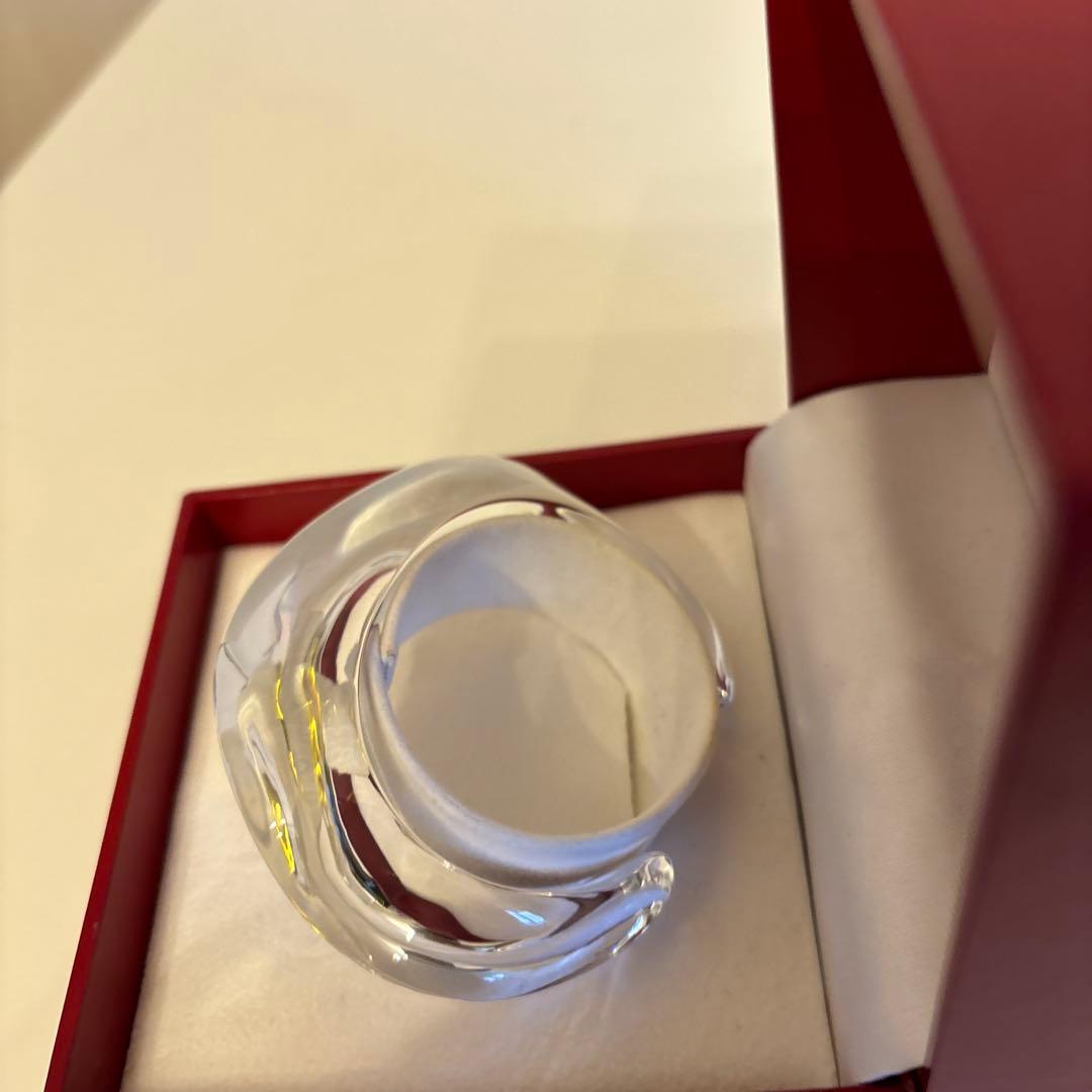 バカラ　baccarat オセアニア　バングル　クリア　ブレス