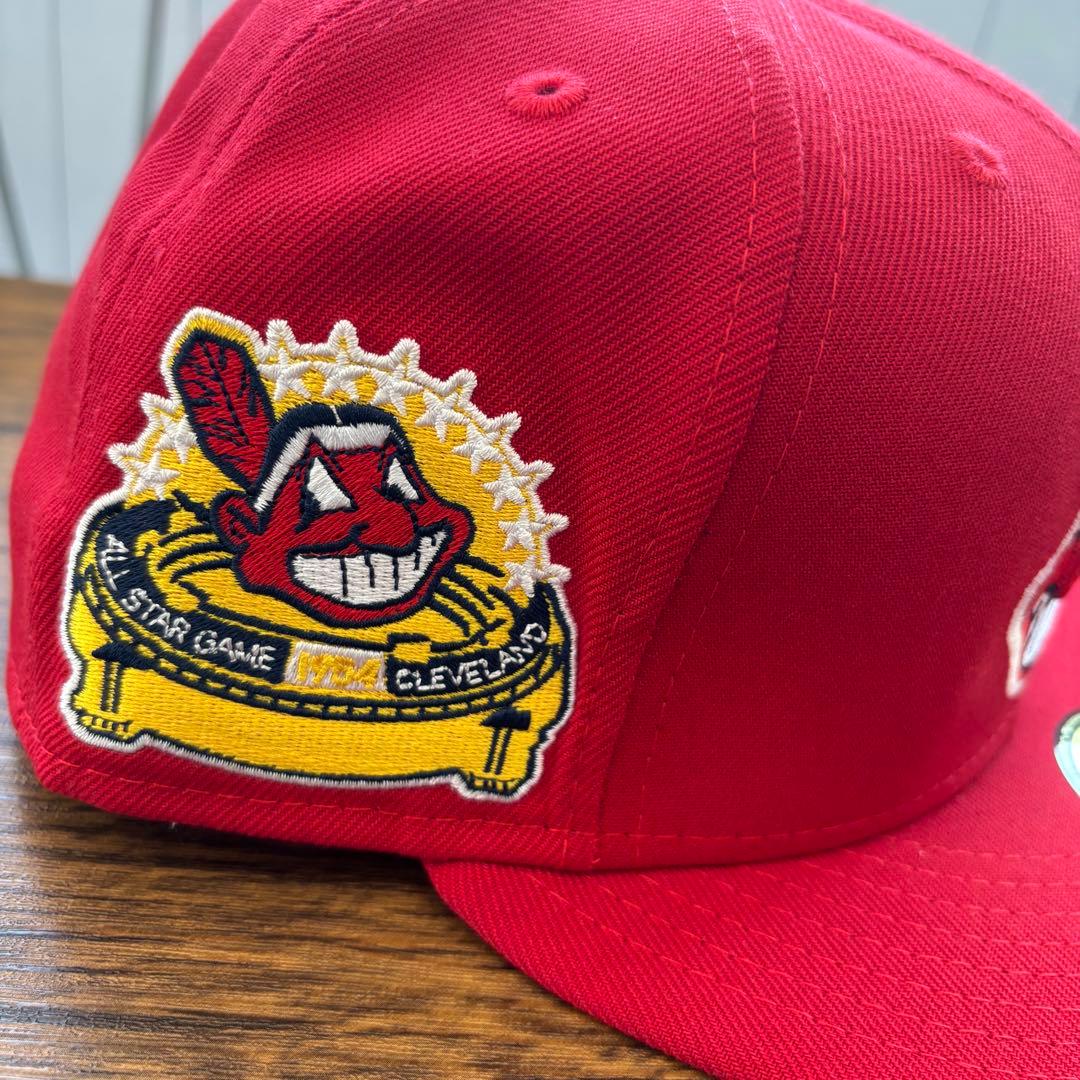 ツ*ー様 【12月SALE】廃盤　インディアンズ キャップ　MLB