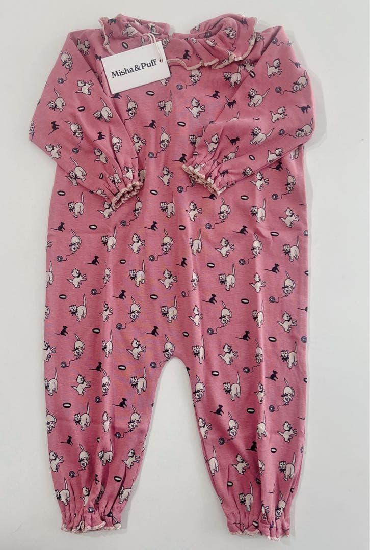 m*i様 misha&puff Pierrot Onesie Cat&Mouse