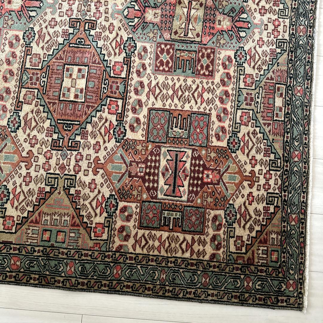 むむまま トルコ ヴィンテージラグ A8