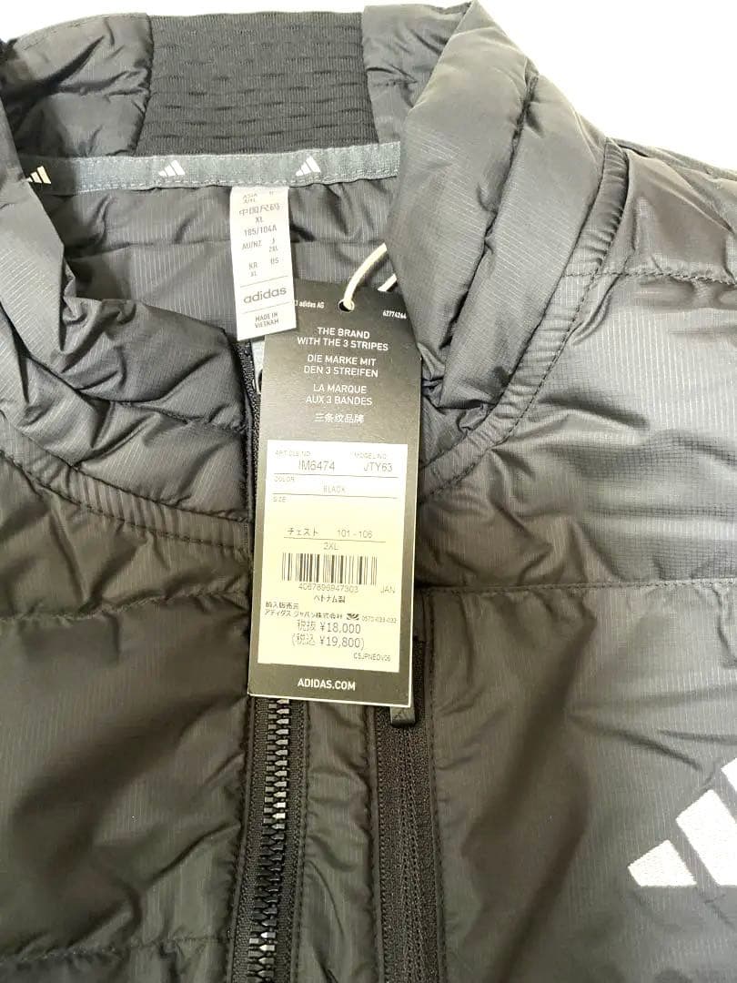 【新品未使用】adidas IM6474 ブラック ダウンベスト