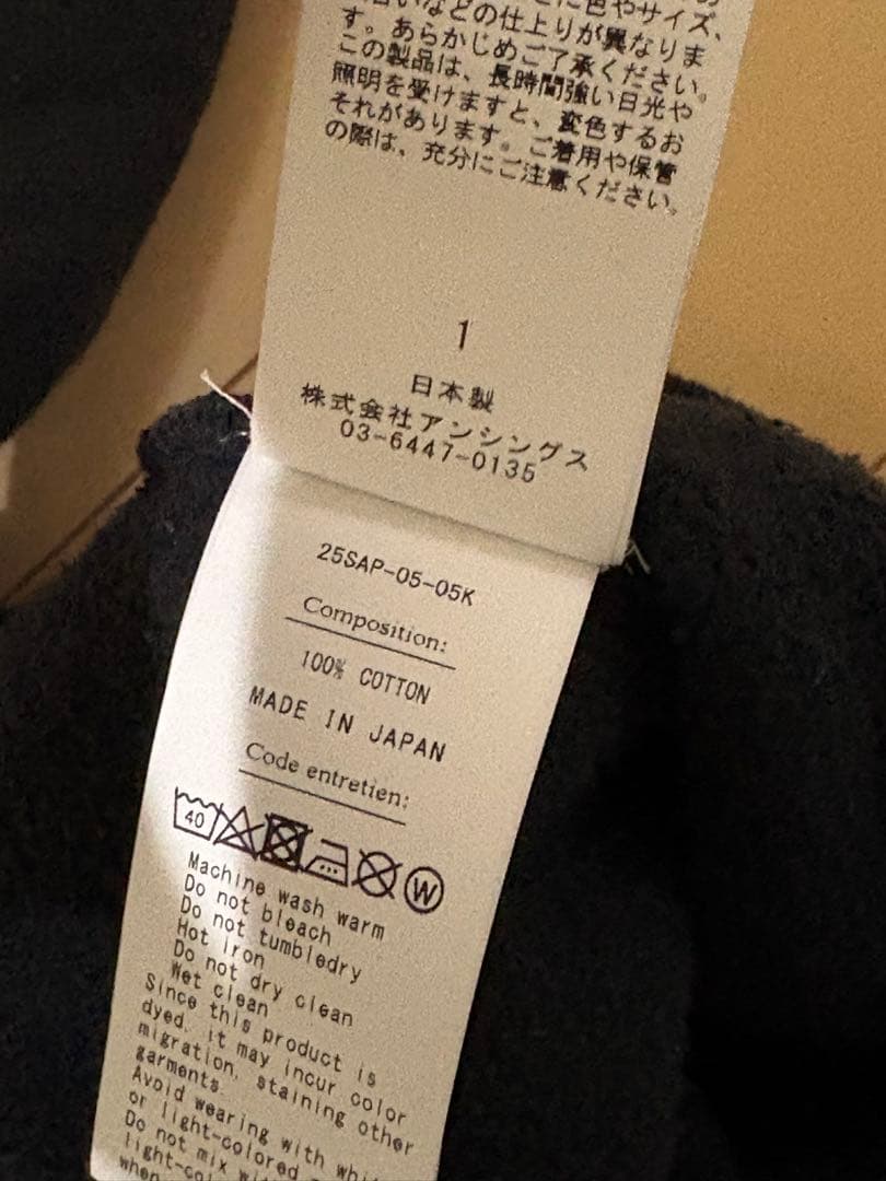 トップス 25ss a.presse Vintage Sweat