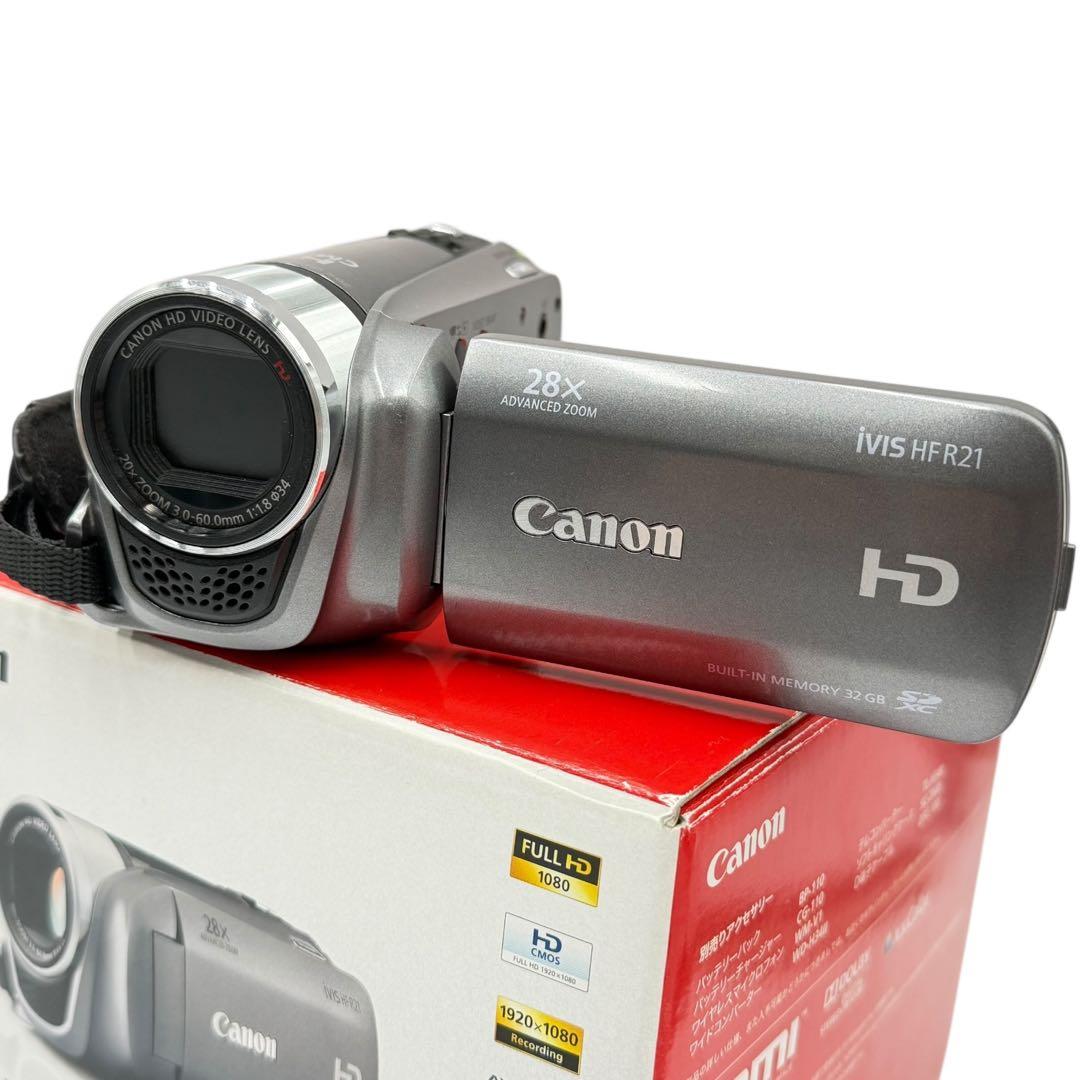 （極美品）Canon iVIS HF R21 ハンディカメラ 美品 付属品多数