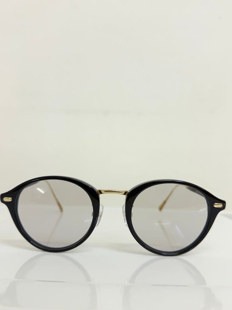 OLIVER PEOPLES STINSON BKG チタン メガネ 度なし