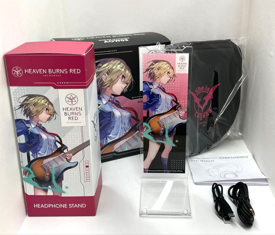 ONKYO ヘブンバーンズレッド AOW03 ワイヤレスオーバーイヤーヘッドホン