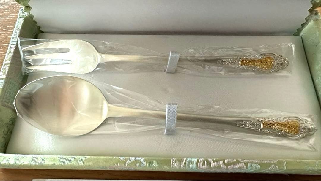 未使用）　韓国製　AG800 銀カトラリー　スプーンとフォークのセット