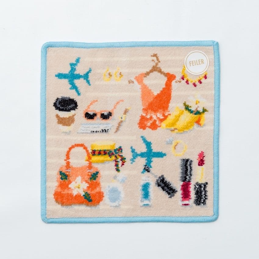 フェイラー 伊勢丹 羽田ストアオリジナルハンカチ 3色