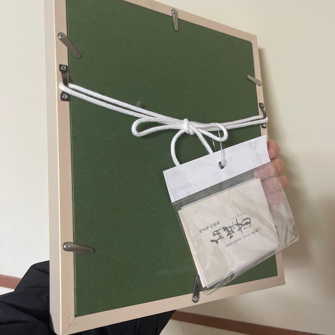 専用出品　純銀製　貴金属画　光則作　胡蝶蘭 フレームにヒビあり