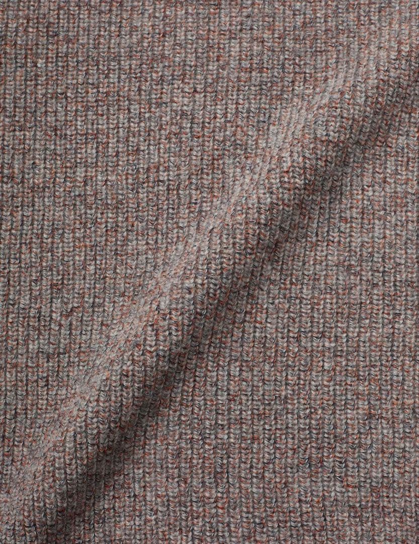 トップス 25AW ULTERIOR MEALANGE RIB DS KNIT