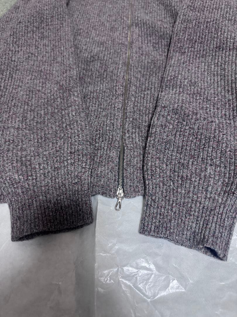 トップス 25AW ULTERIOR MEALANGE RIB DS KNIT