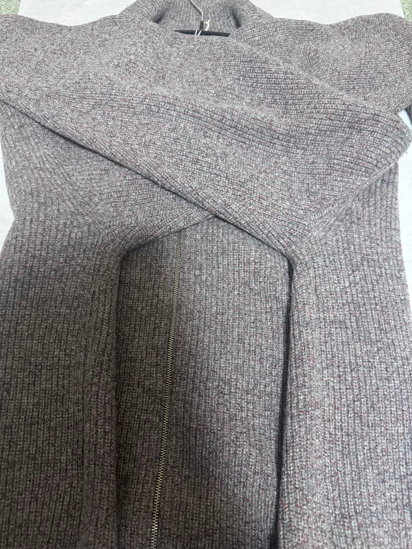 トップス 25AW ULTERIOR MEALANGE RIB DS KNIT