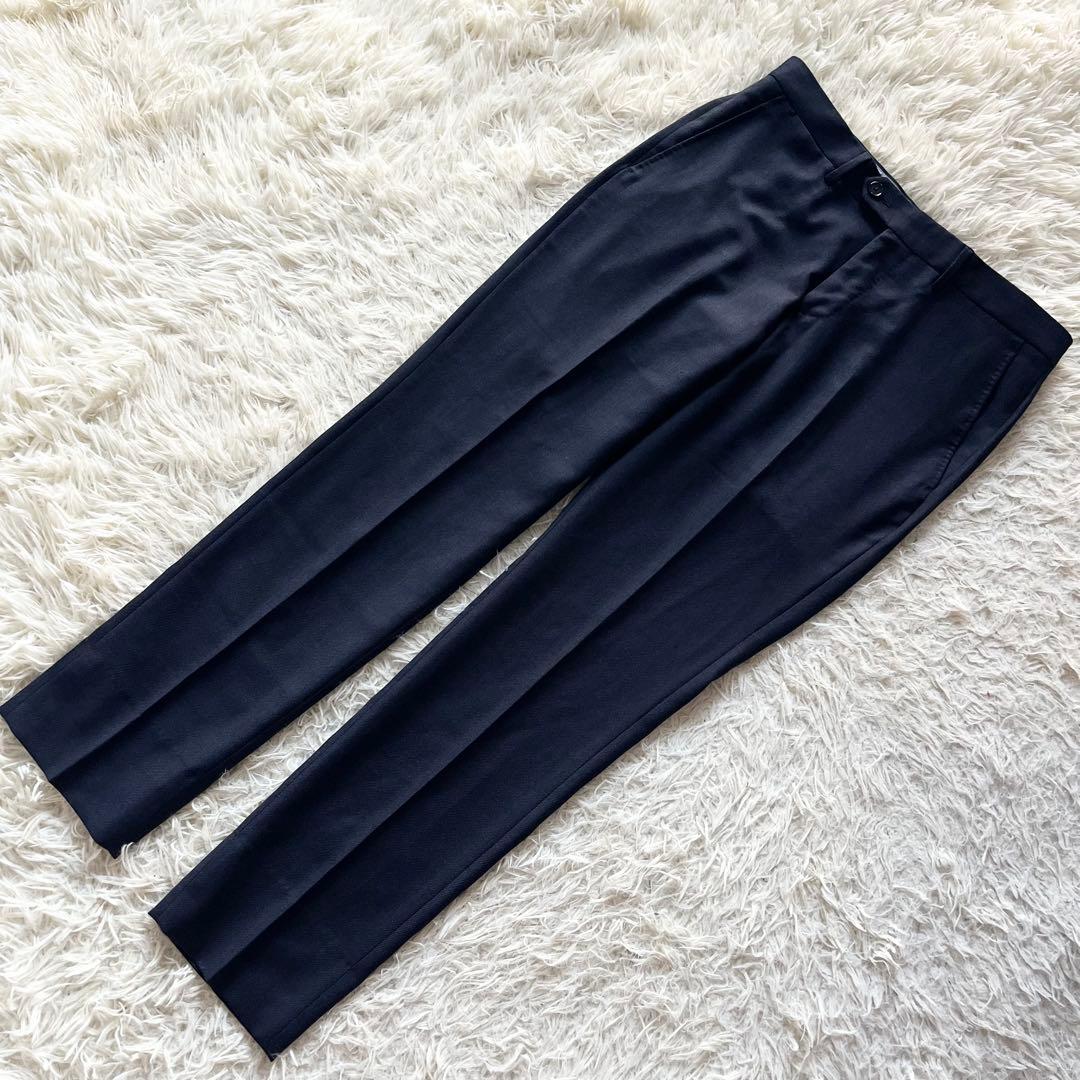 <極美品>TAGLIATORE ヴェスビオ インディゴ ウールスーツ サイズ44