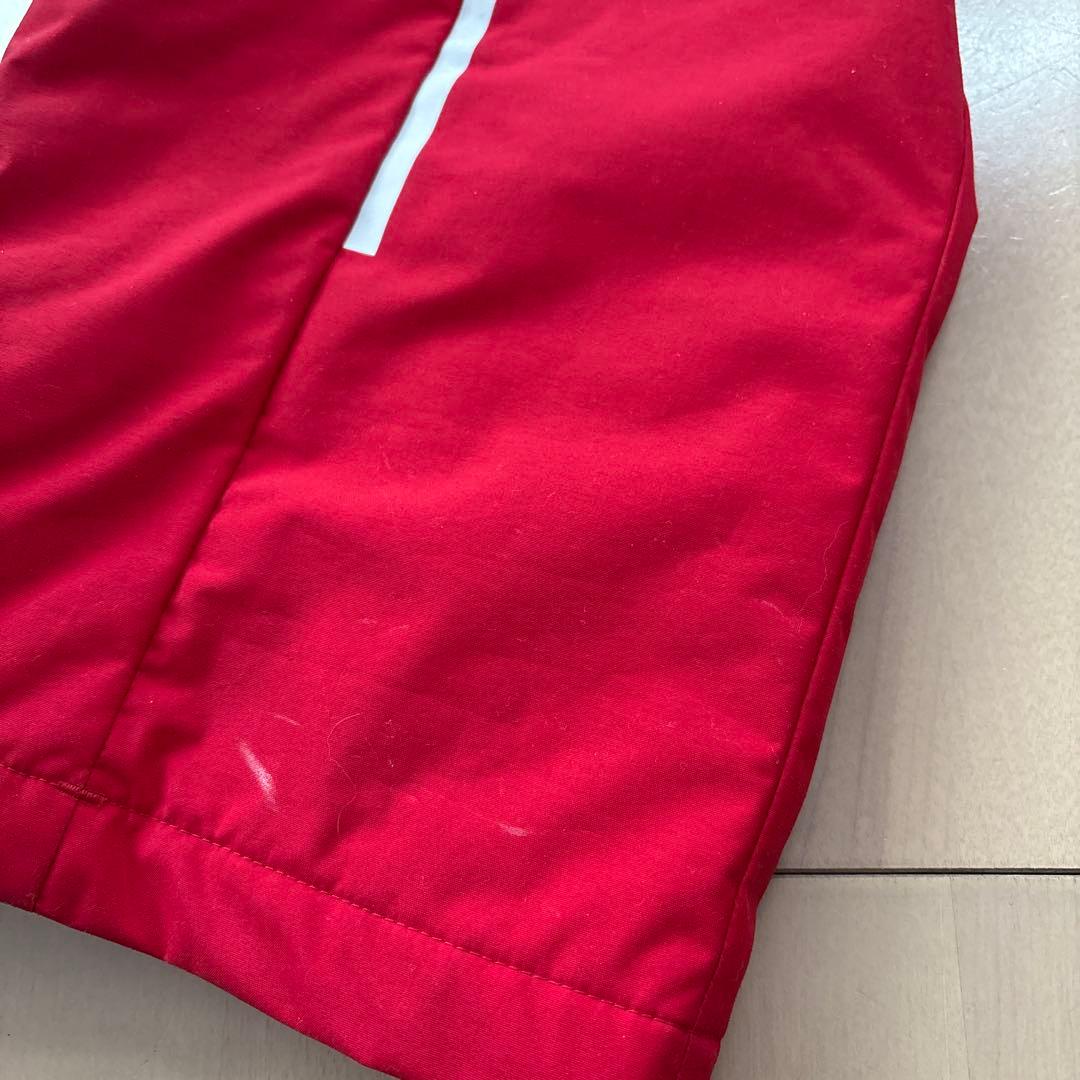 子ども用スキーウェアセット（黒・赤）