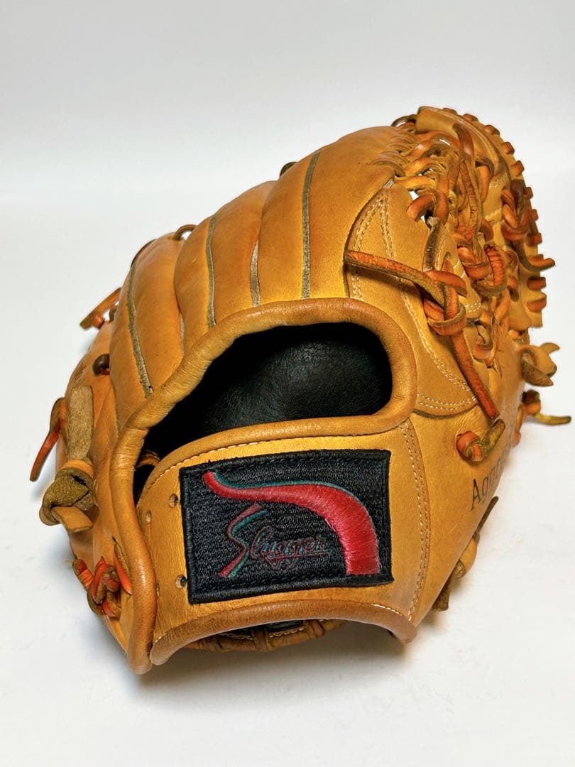 【即使用可・オイルメンテ済】久保田スラッガー 軟式グローブ 内野手用