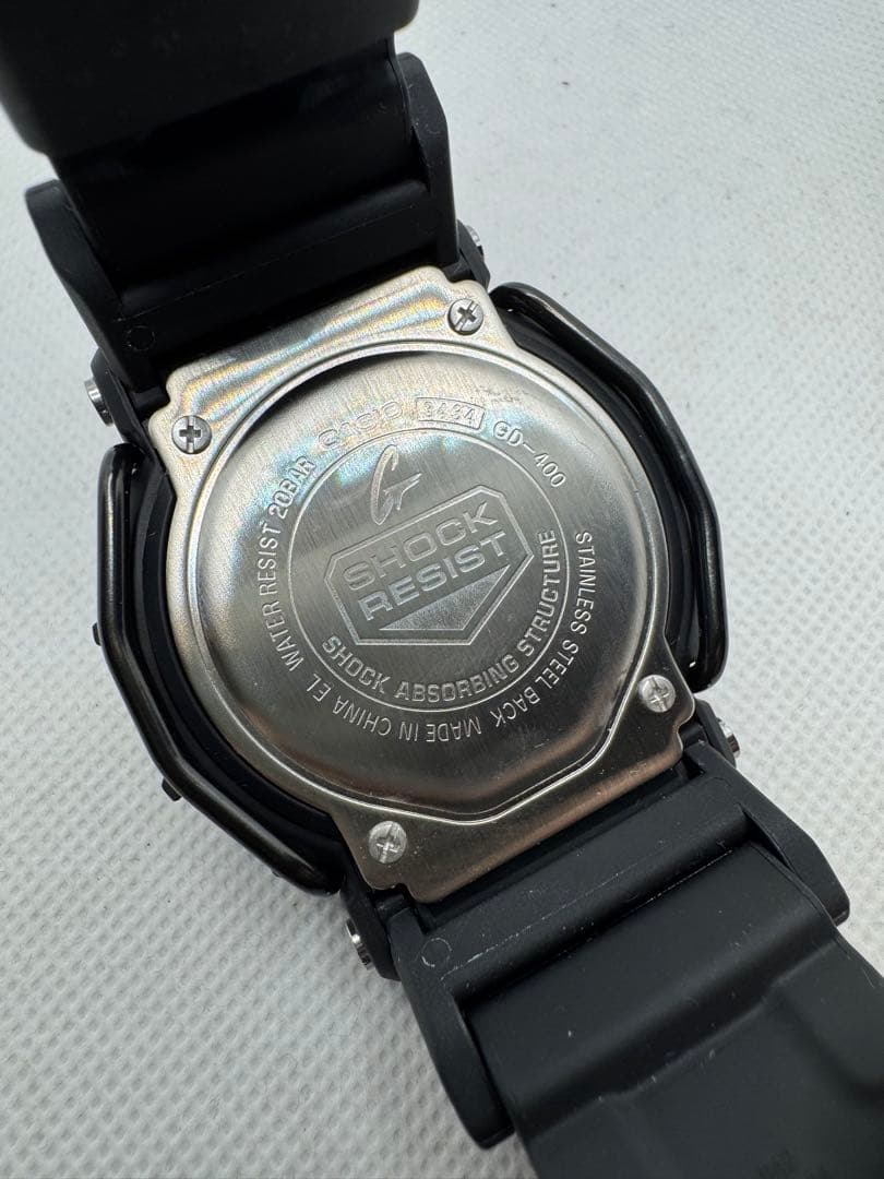 ちくわセール中G-SHOCK G-SHOCK GD-400 ブラック 赤目