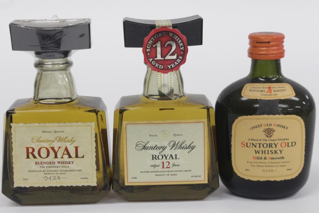 ■未開栓/18本まとめ ミニボトル 山崎12年 ニッカ リザーブ ウイスキー