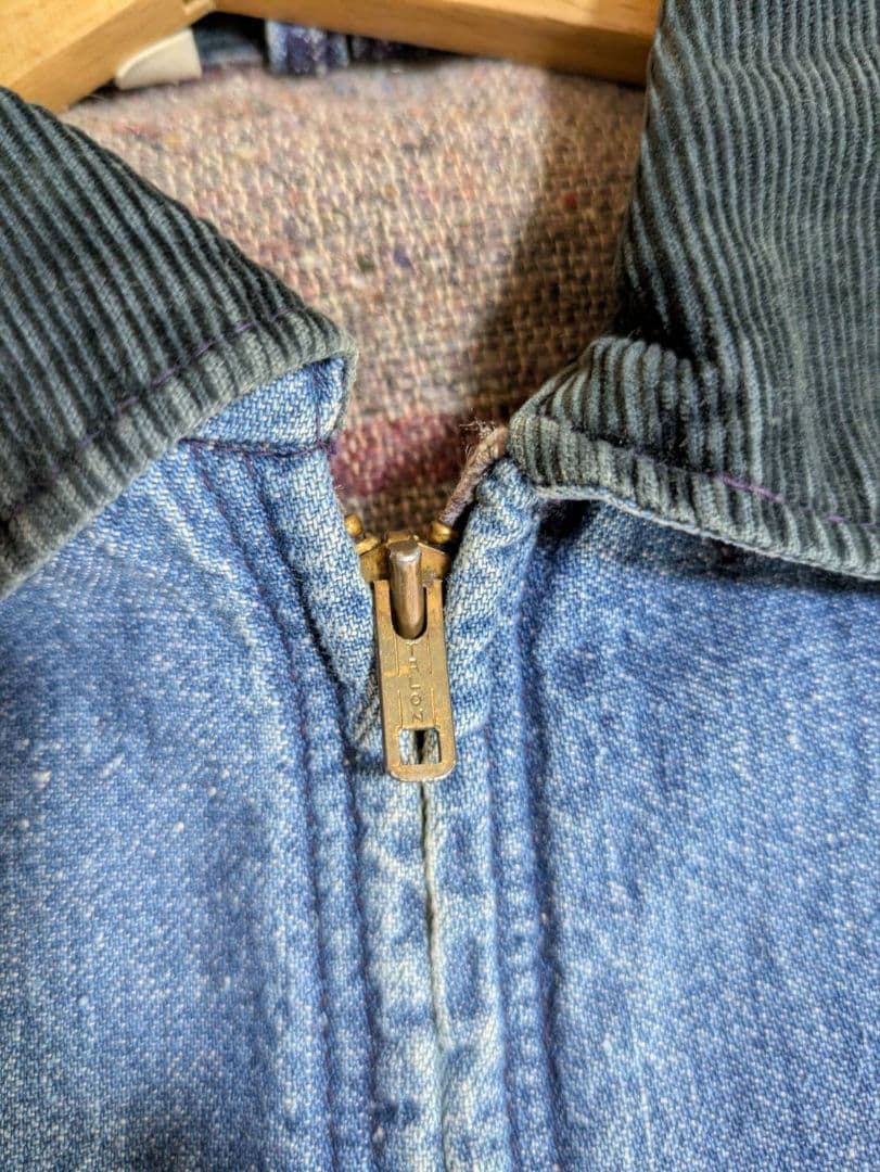 ヨ*シ様 60s USA製 デニムジャケット ブランケット ストア ヴィンテージ