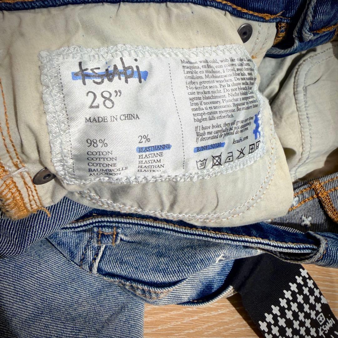【美品】ksubi（スビ） ブルーデニム セントラル・シー愛用 28インチ